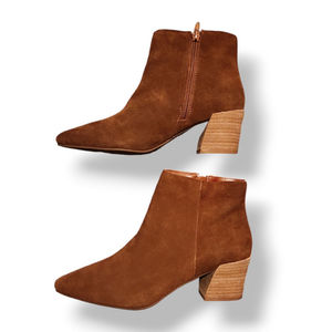 Kensie Layton Womens Closed Toe Ankle Fashion Boots, Brown, Size 8.5